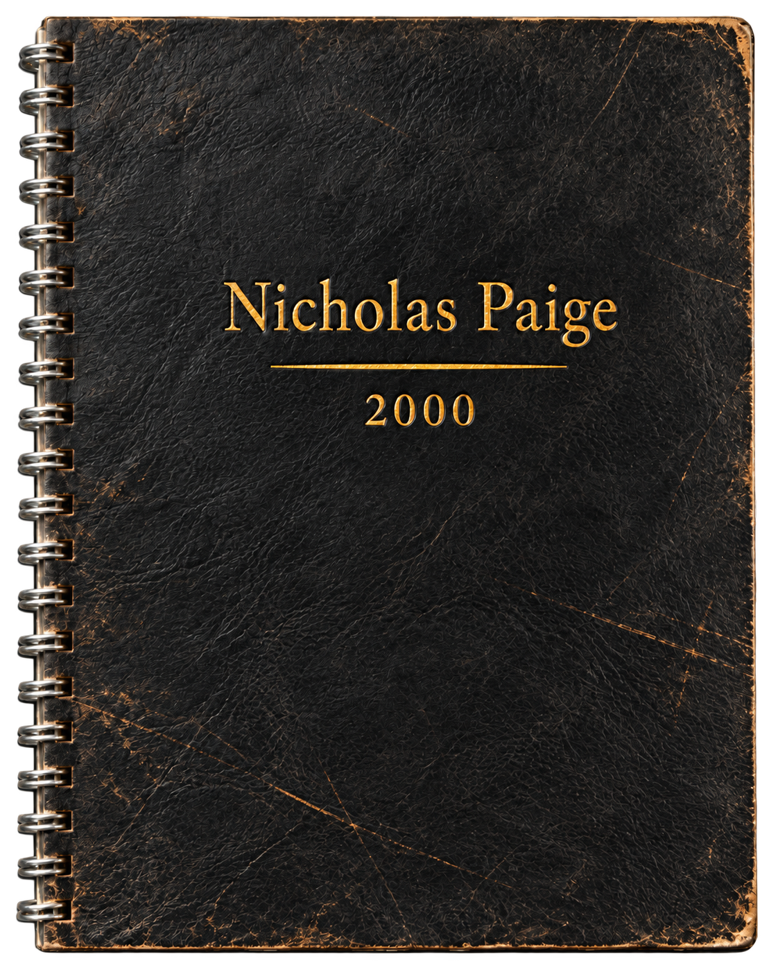 Capa do Diário de Nicholas Paige